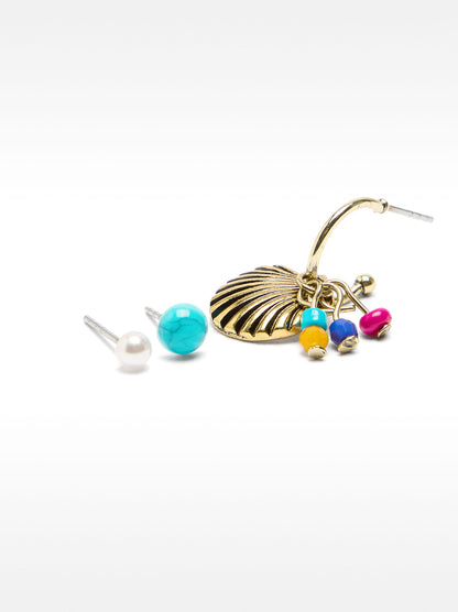 Set Of Earrings With Stone