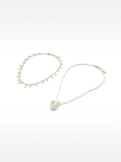 Necklace Set With Shells