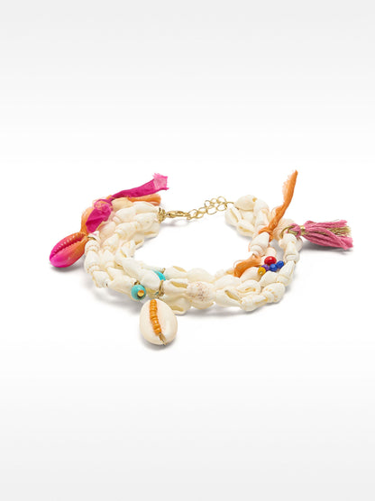 Multi-Strand Bracelet With Shells