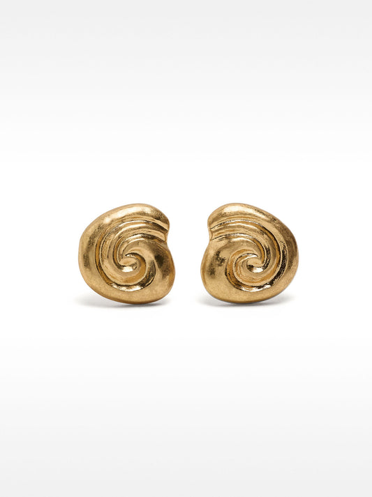 Spiral Shell Earrings