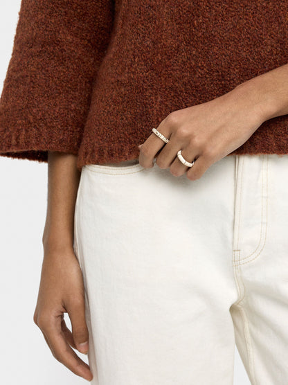 Set Of Rings With Enamel