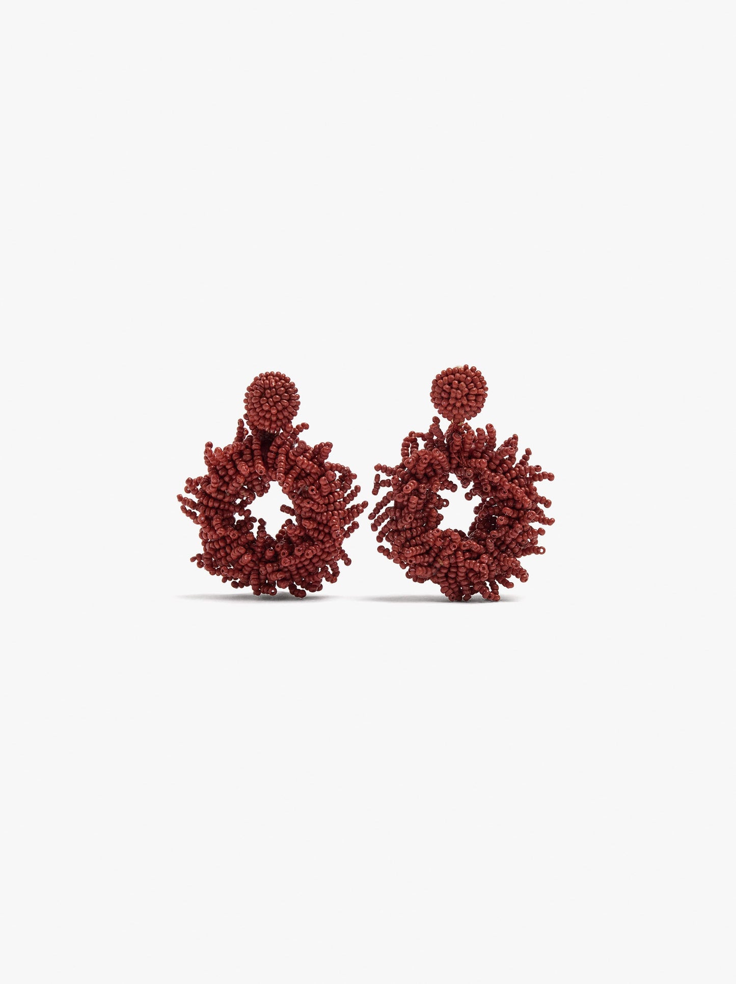 Maxi Monochromatic Beaded Earrings