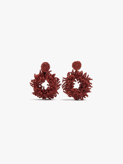 Maxi Monochromatic Beaded Earrings