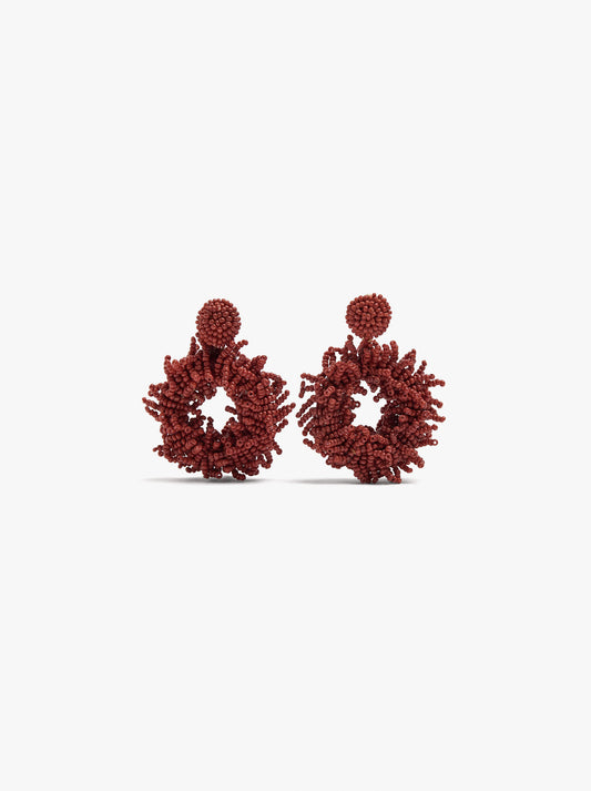 Maxi Monochromatic Beaded Earrings