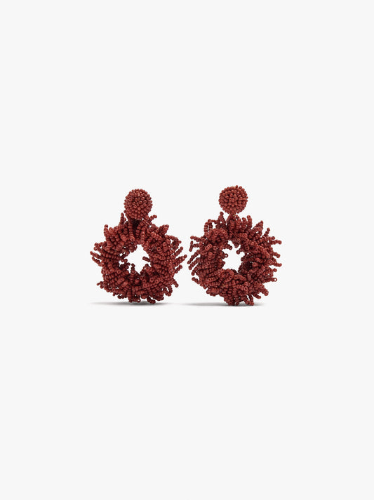 Maxi Monochromatic Beaded Earrings