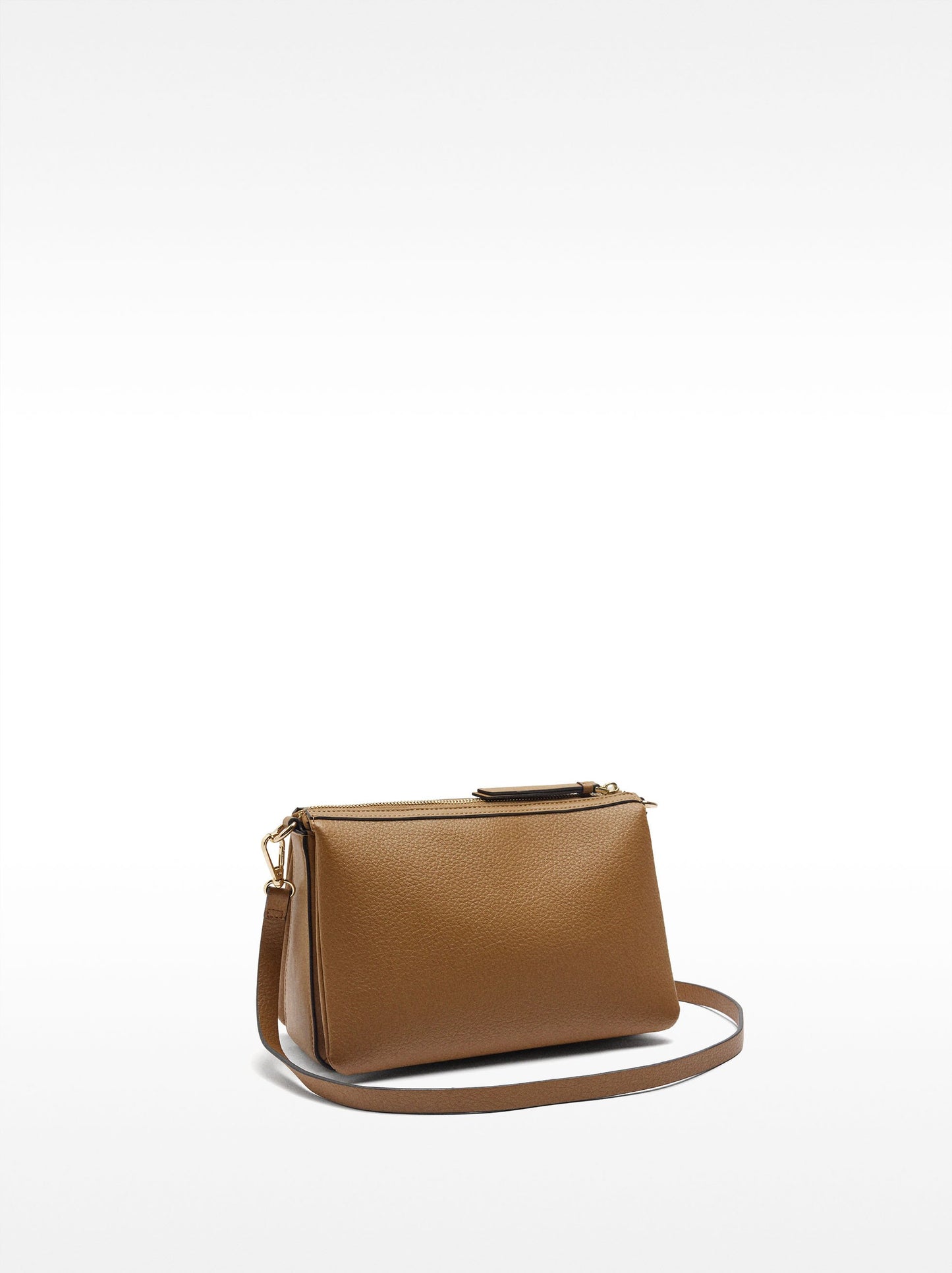 Triple Crossbody Bag With Texture