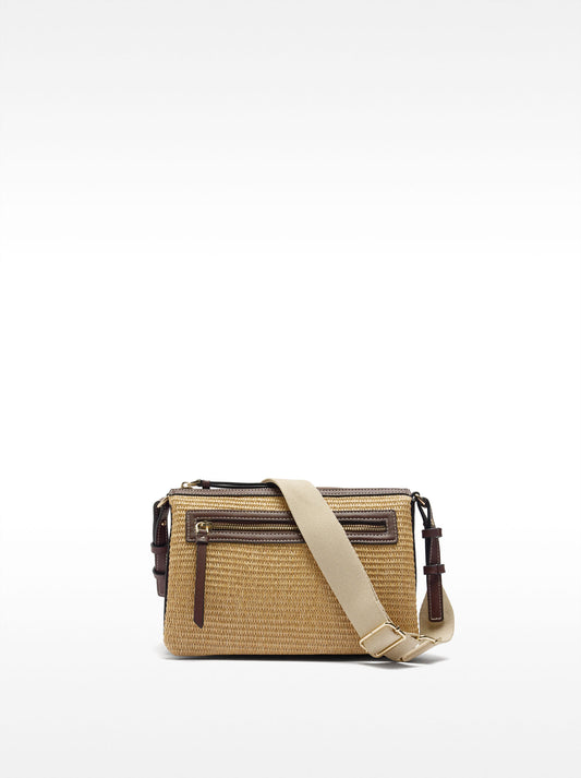 Crossbody Bag With Triple-Effect Straw