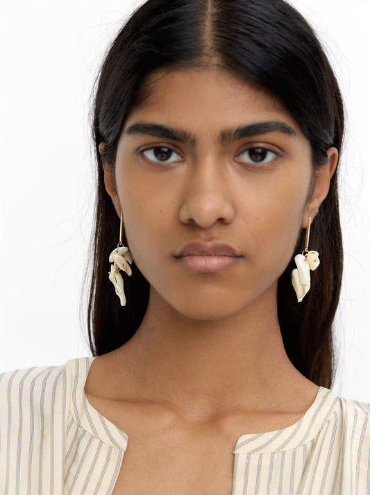 Long Shell Earrings