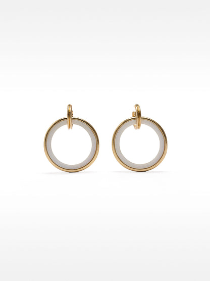 Hoop Earrings With Shells