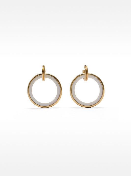 Hoop Earrings With Shells