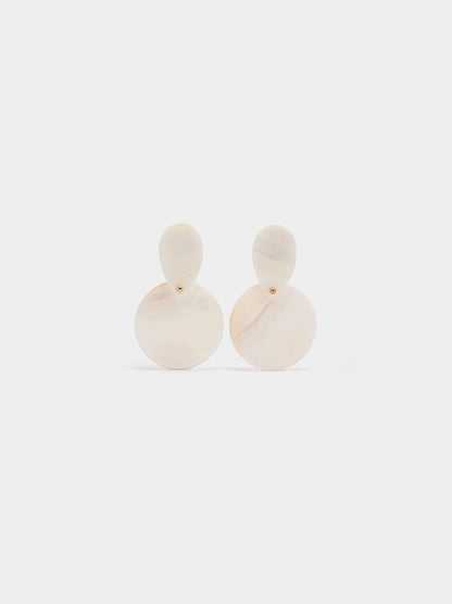 Shell Earrings With Circles