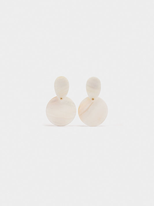 Shell Earrings With Circles