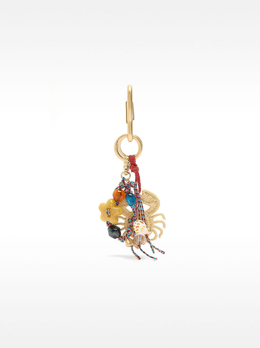 Keychain Charm With Crab