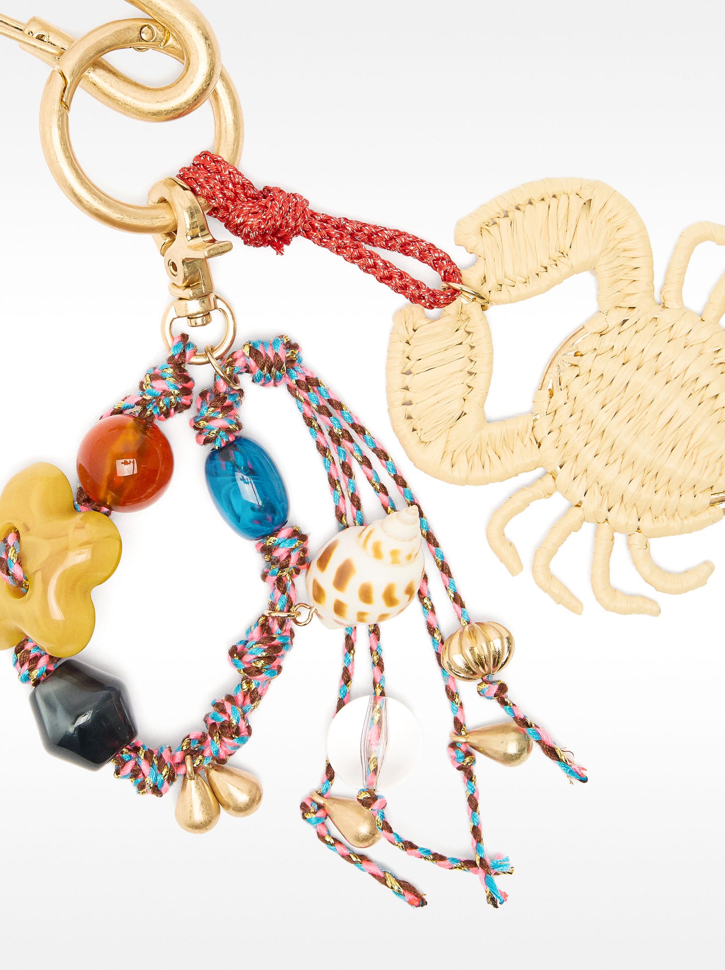 Keychain Charm With Crab