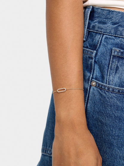 Bracelet Of Links With Zirconias