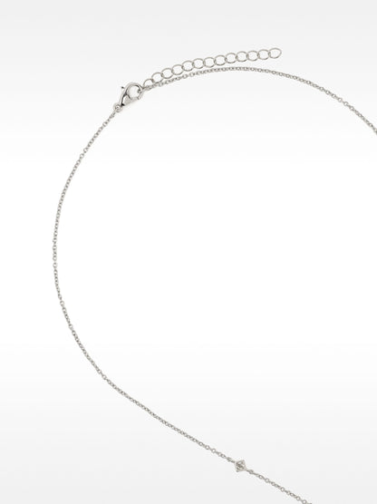 Necklace With Hoop And Zirconia