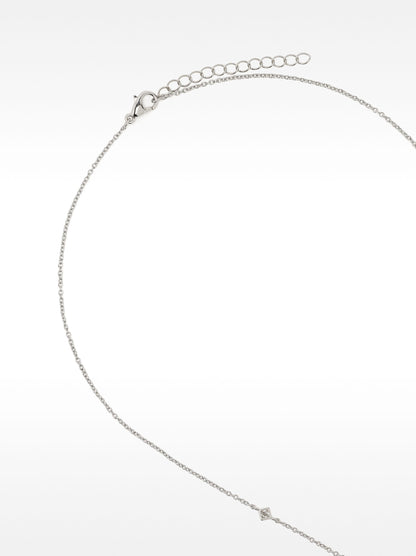 Necklace With Hoop And Zirconia