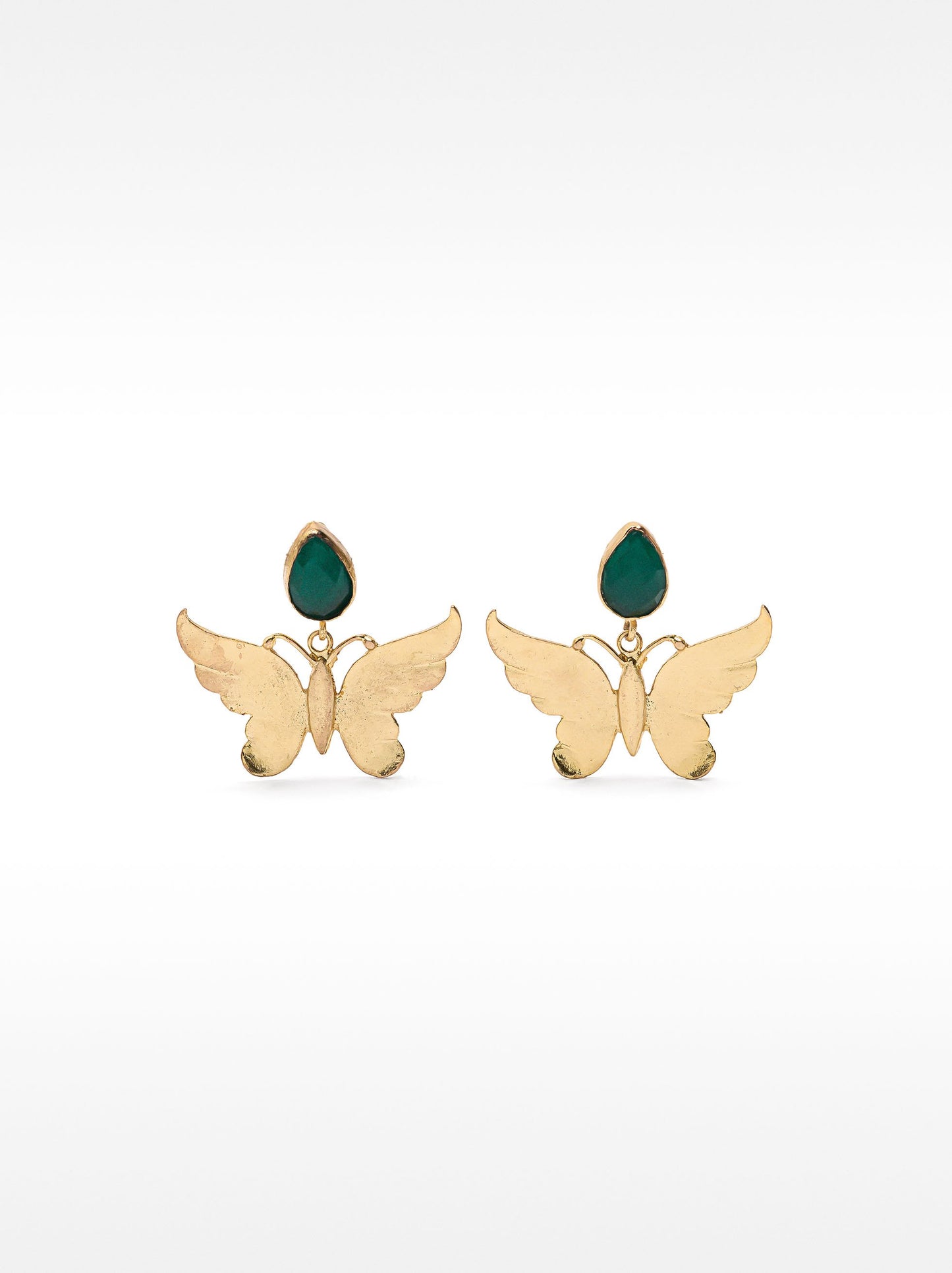 Butterfly Earrings With Stones