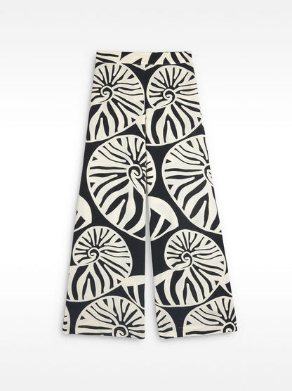 Printed Fluid Trousers