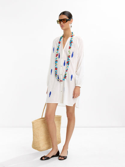 Dress With 100% Cotton Embroidery