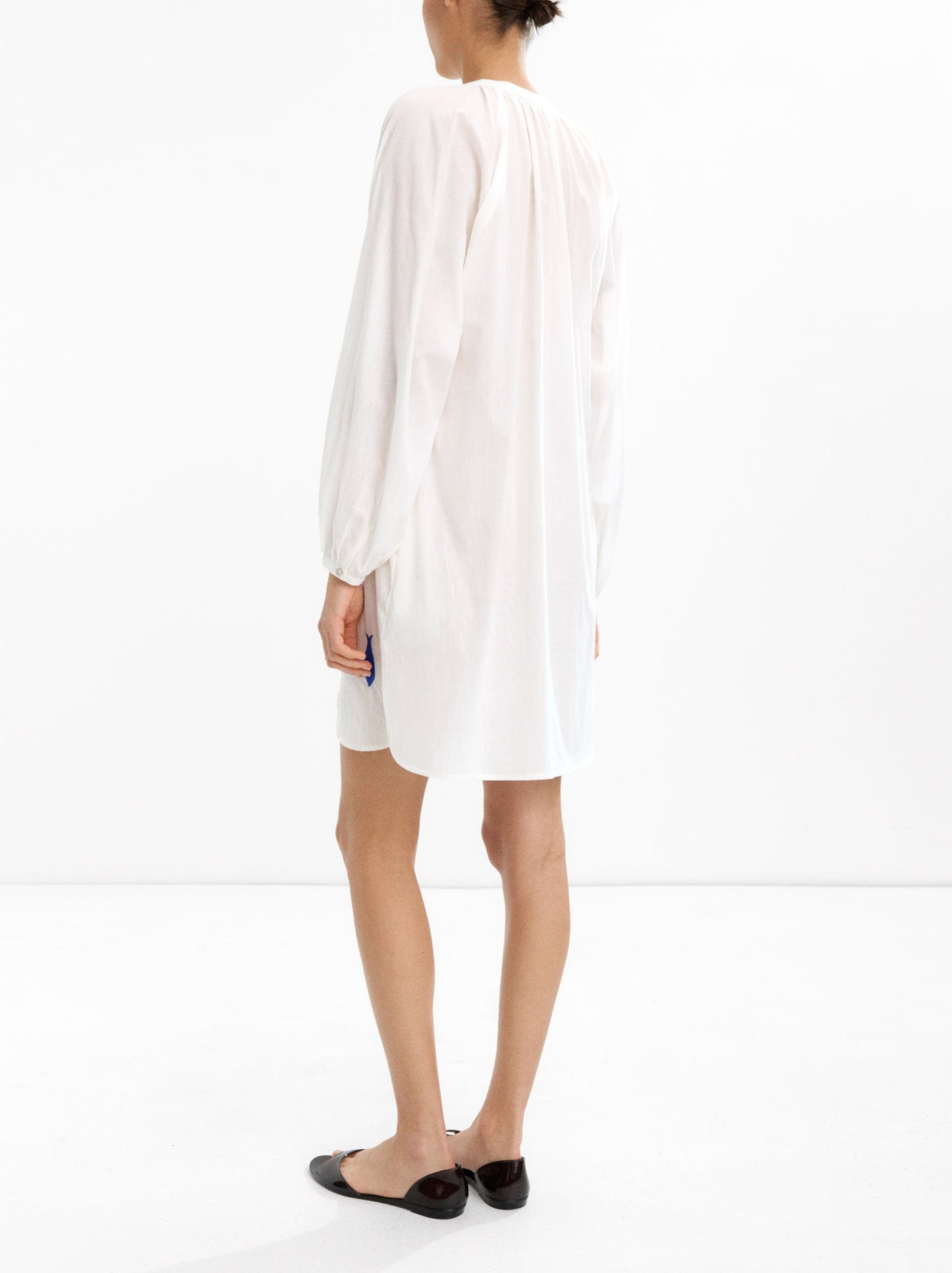 Dress With 100% Cotton Embroidery