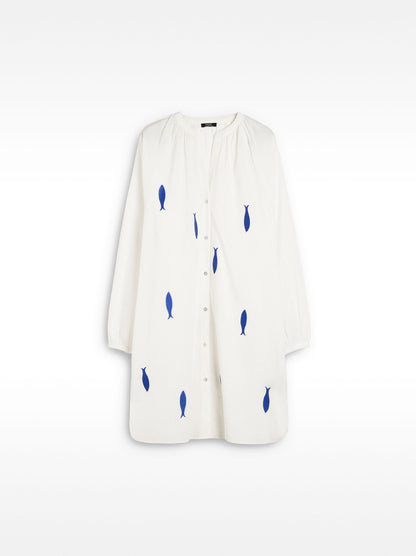 Dress With 100% Cotton Embroidery