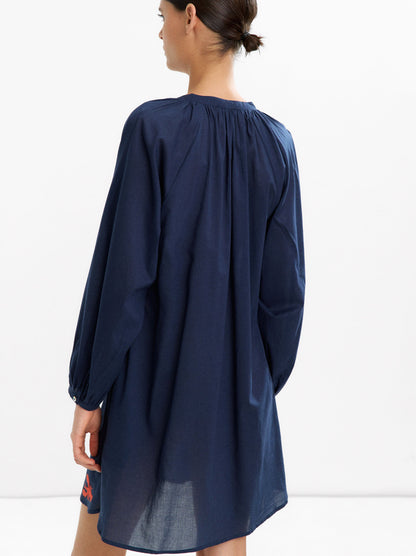 Dress With 100% Cotton Embroidery