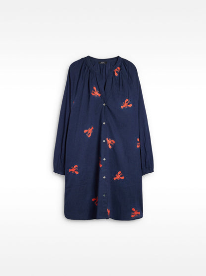 Dress With 100% Cotton Embroidery