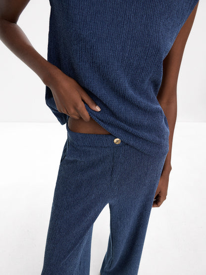 Top With Buttons And Texture