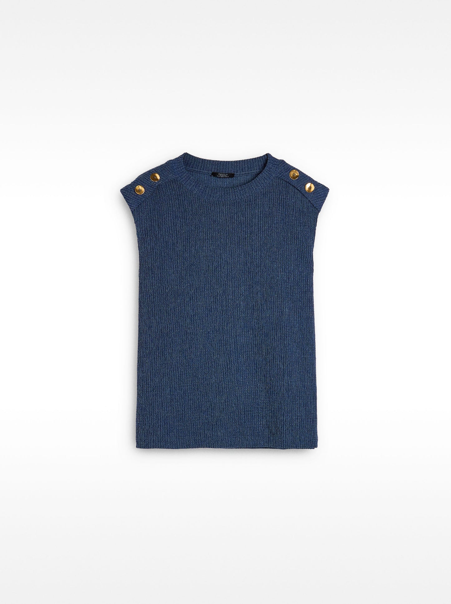 Top With Buttons And Texture
