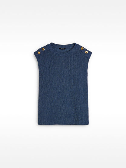 Top With Buttons And Texture