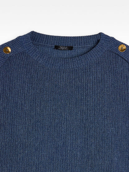 Top With Buttons And Texture