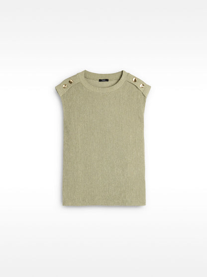 Top With Buttons And Texture
