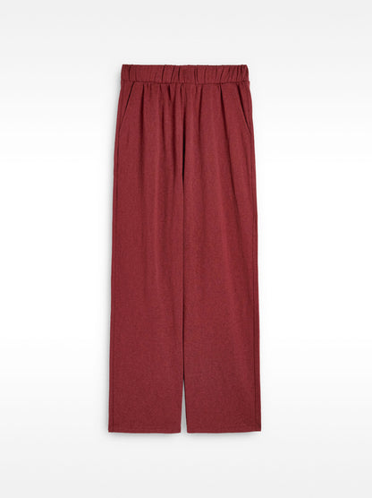 Cotton Trousers With Elastic Waist