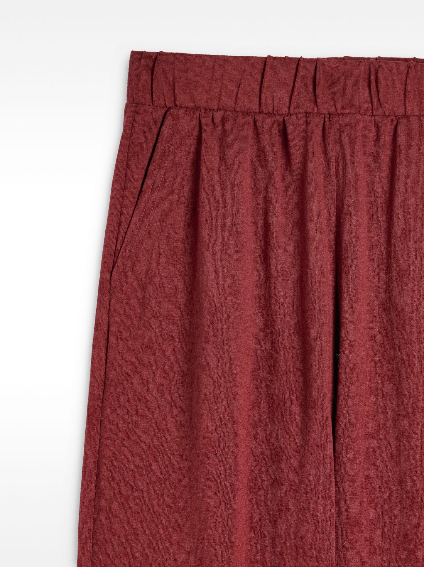 Cotton Trousers With Elastic Waist