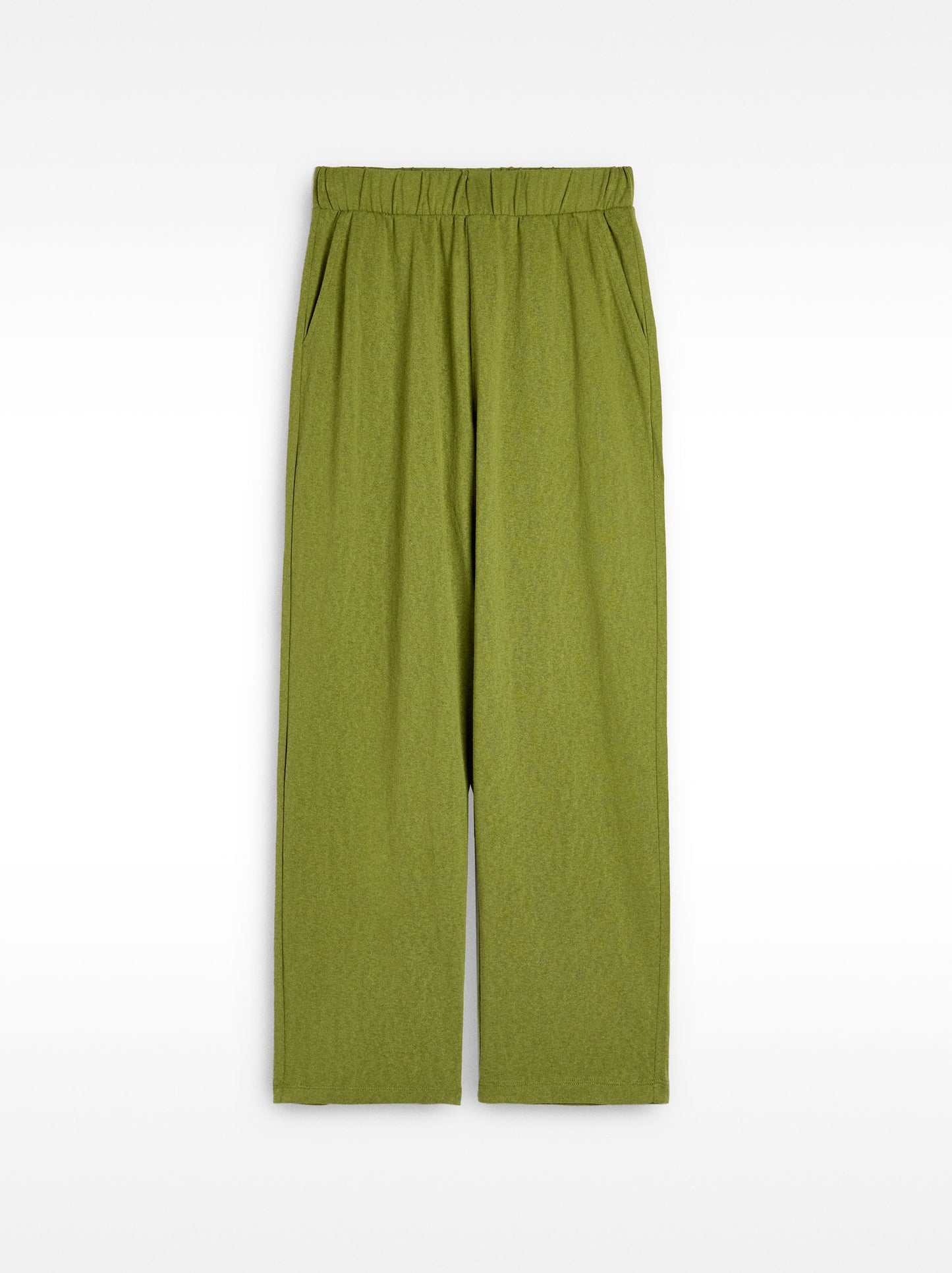 Cotton Trousers With Elastic Waist