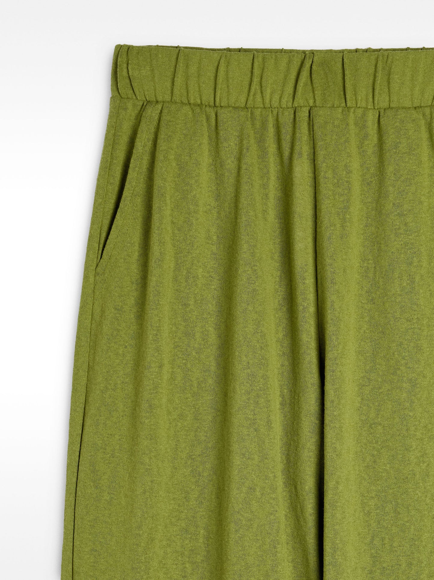 Cotton Trousers With Elastic Waist