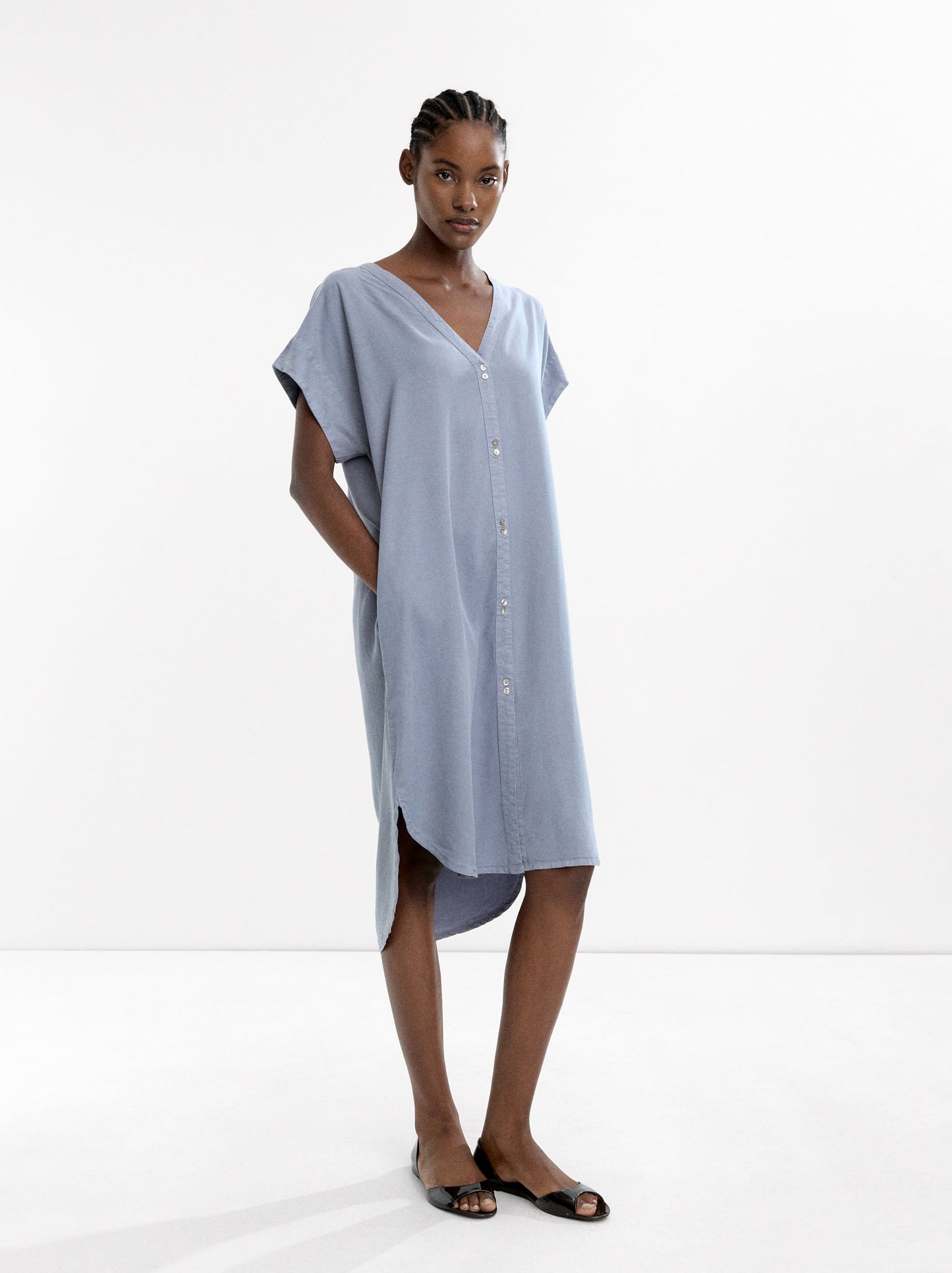 Short Dress 100% Lyocell