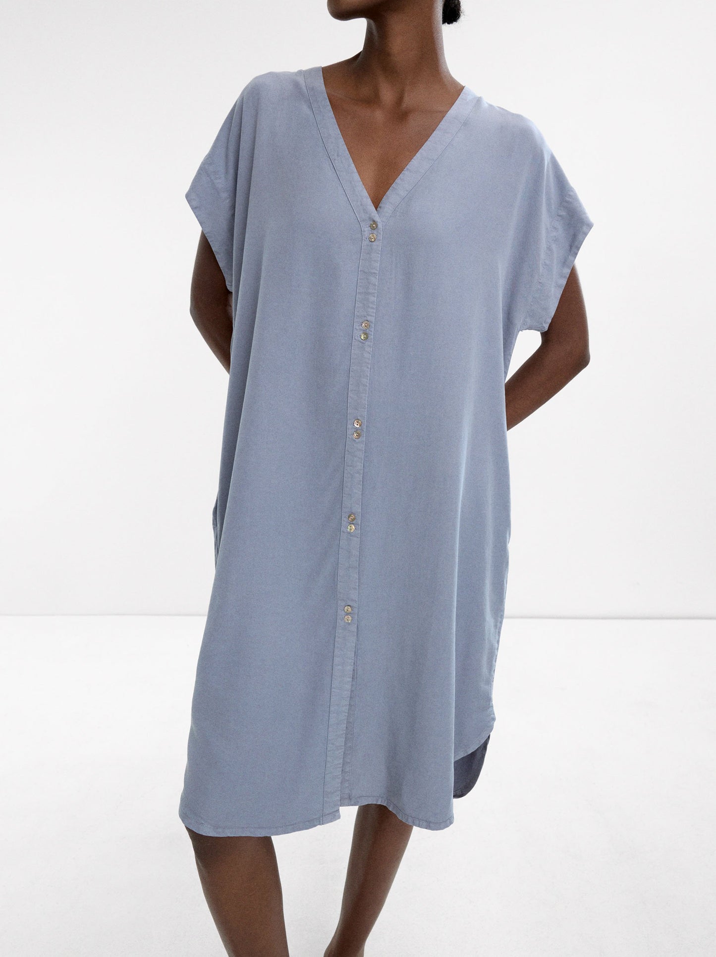 Short Dress 100% Lyocell
