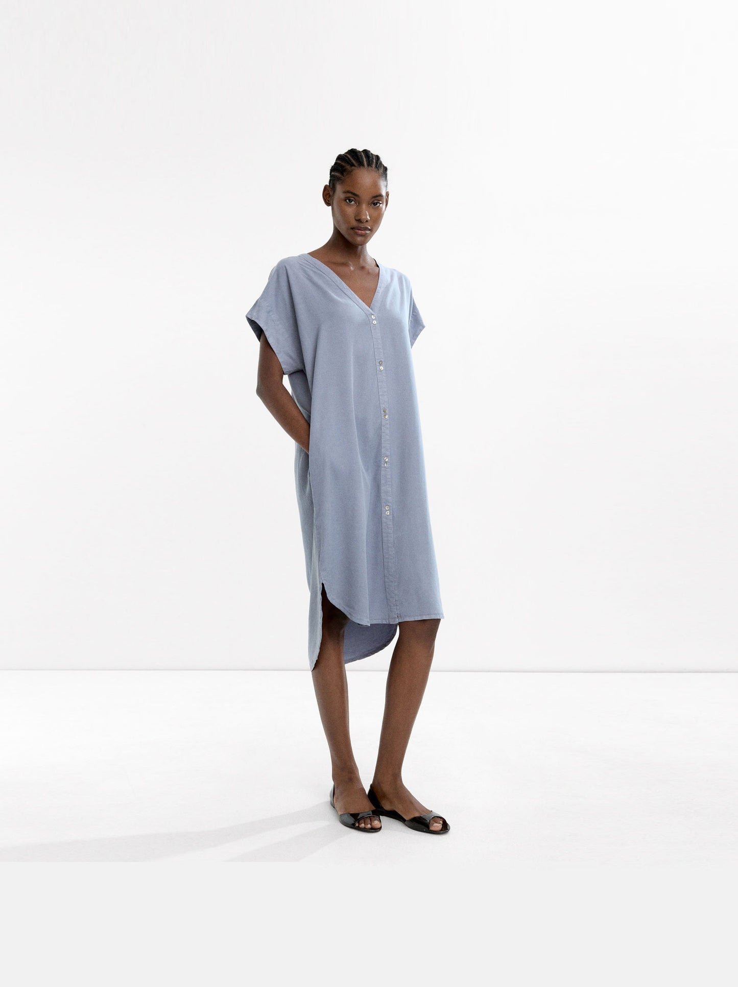 Short Dress 100% Lyocell