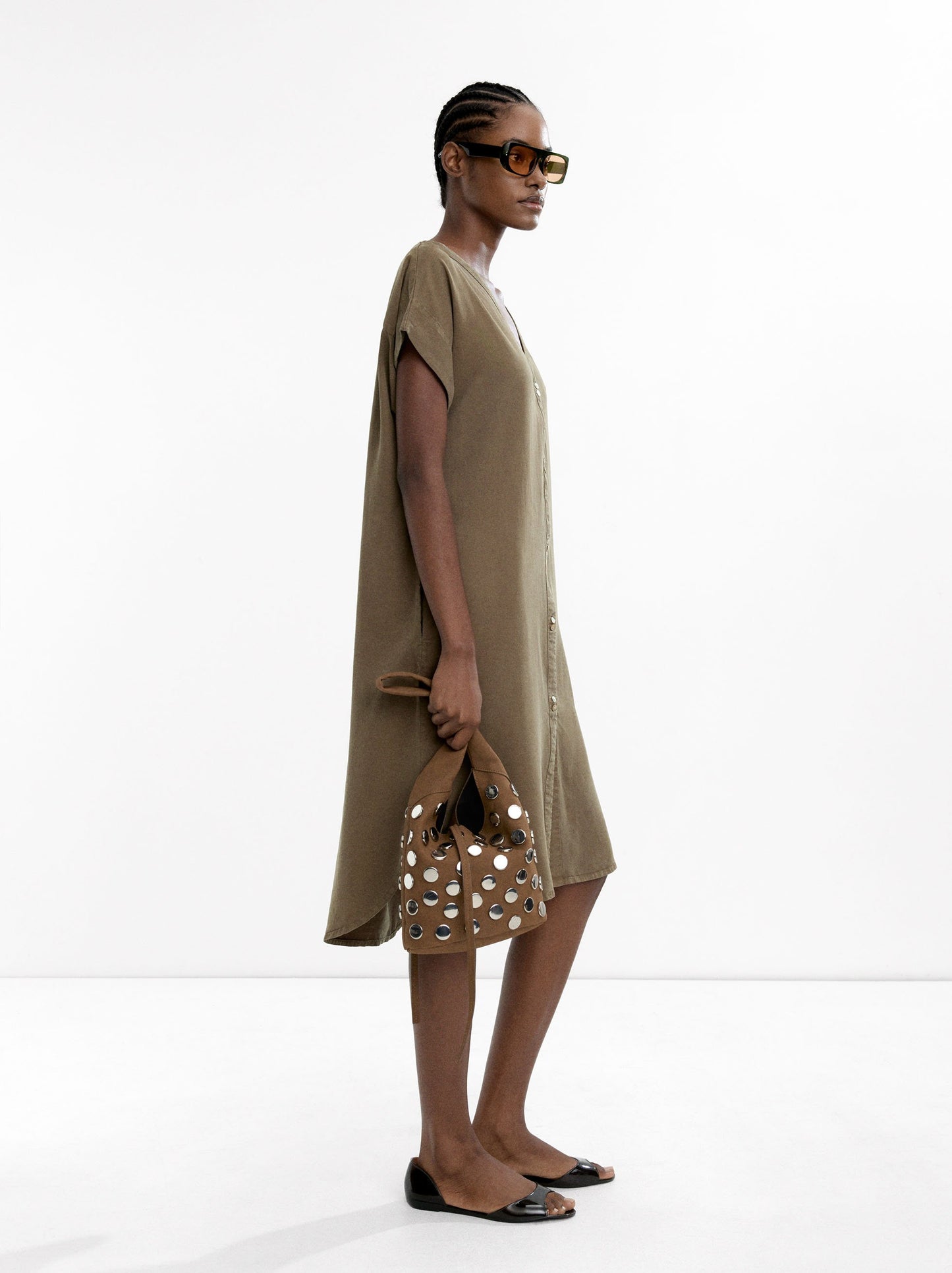 Short Dress 100% Lyocell