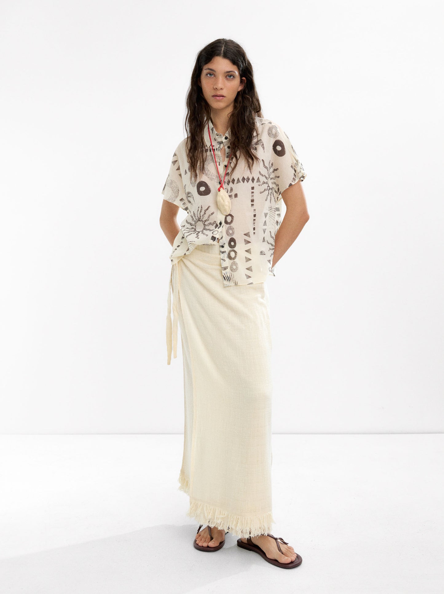 Printed Shirt With 100% Cotton