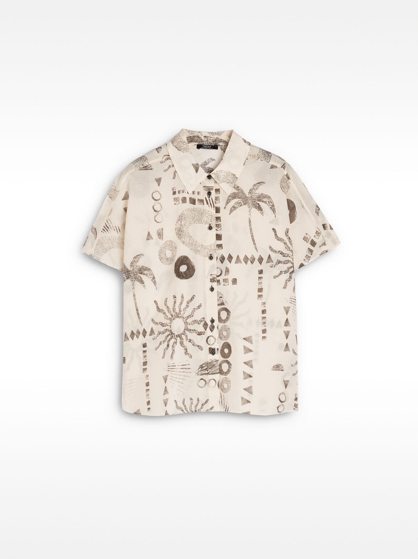 Printed Shirt With 100% Cotton