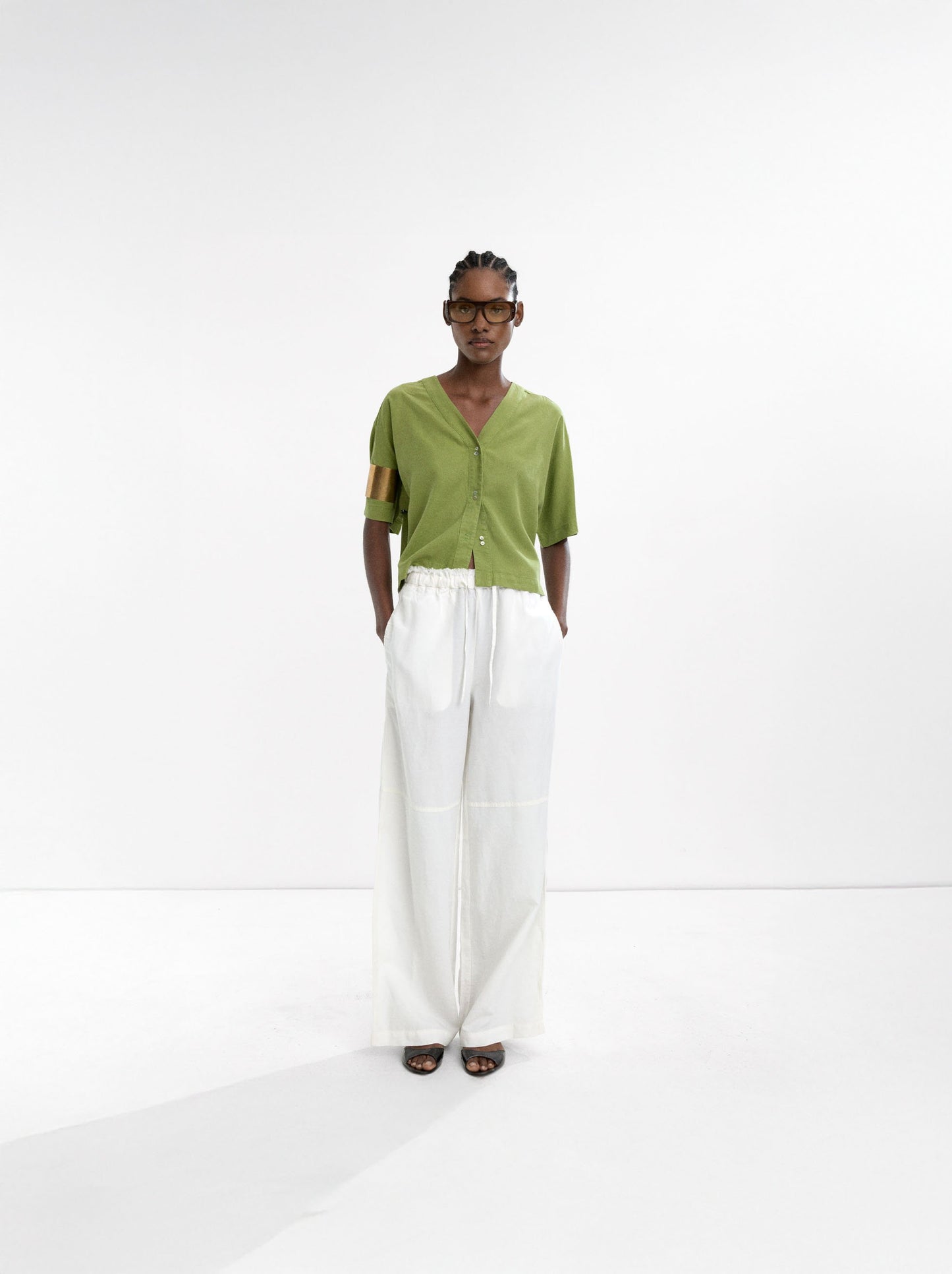 Short-Sleeved Shirt With 100% Lyocell
