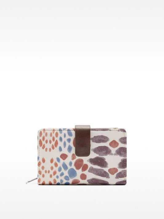 Wallet With Printed Nylon