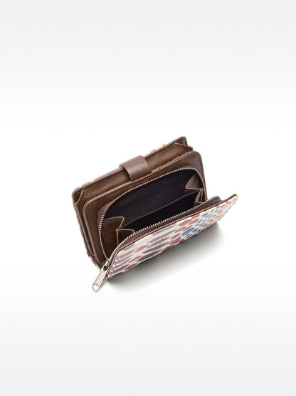 Wallet With Printed Nylon