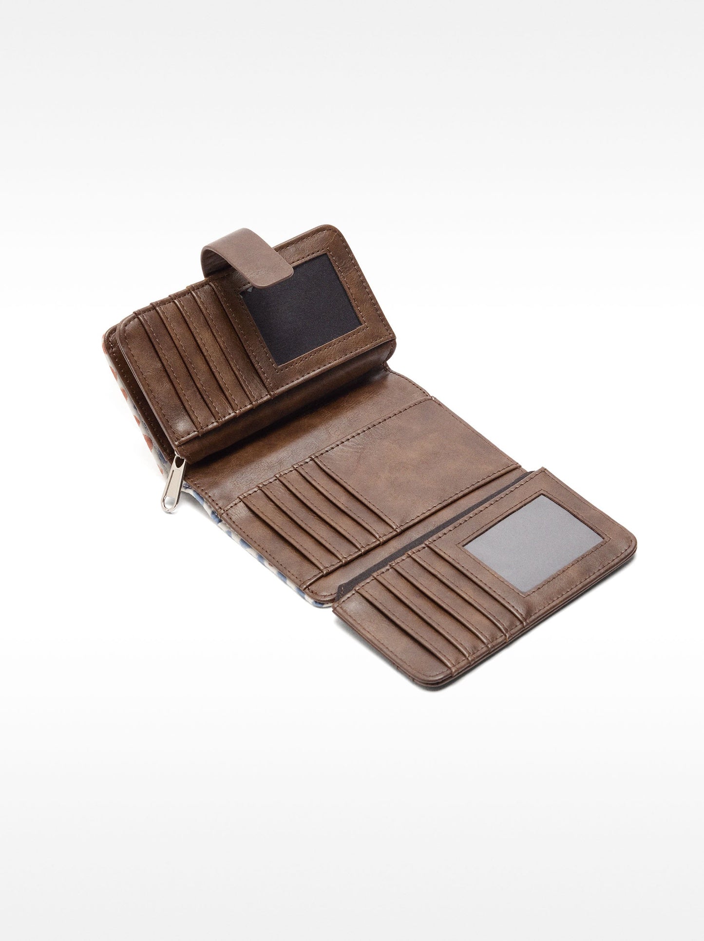 Wallet With Printed Nylon