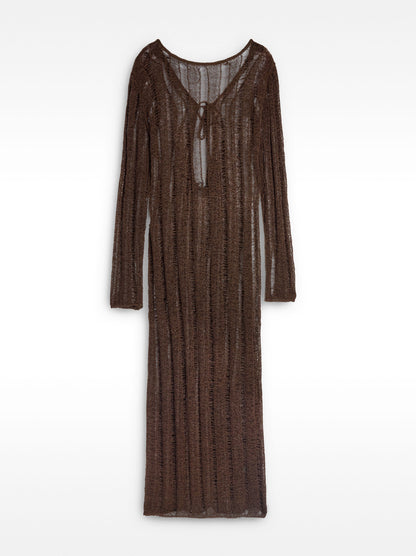 Long Open Knit Dress