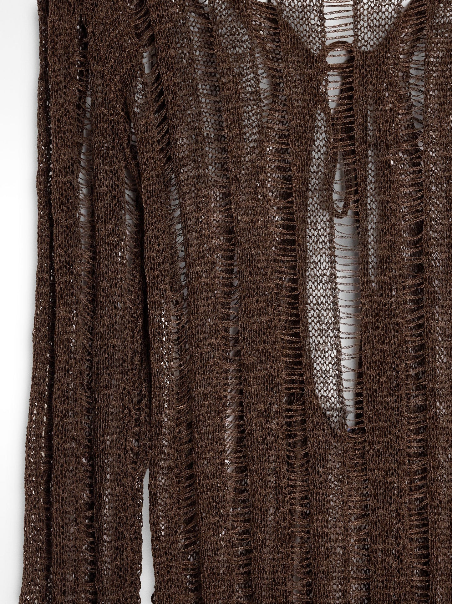 Long Open Knit Dress