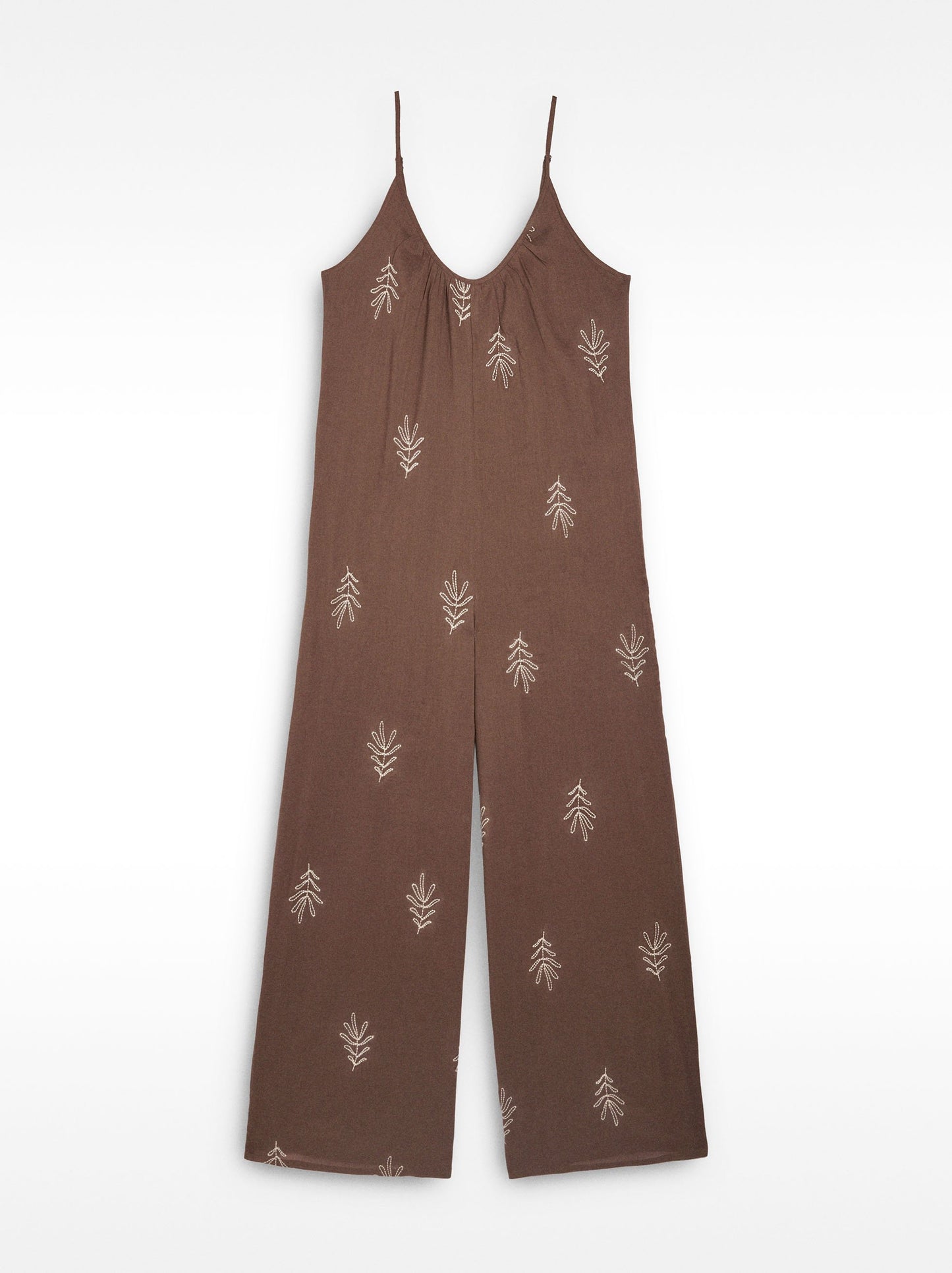 Jumpsuit With Embroidery 100% Cotton